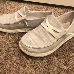 Light Gray slip on shoes